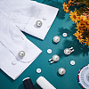 6Pcs Brass Cufflinks BUTT-HY0001-30-4