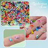 1000Pcs Spray Painted Iron Bead Tips IFIN-SP0001-63-7