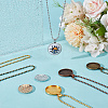 16Pcs 4 Colors Iron Ball Chain Necklaces Making NJEW-DR00011-4
