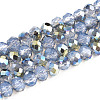 Electroplate Glass Beads Strands EGLA-A034-J4mm-S07-1