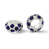 Alloy Rhinestone European Beads CPDL-H999-17-1