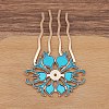 Alloy Hair Comb Findings PW-WGAD31C-05-1