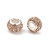 Rondelle Polymer Clay European Beads FIND-U001-01C-1
