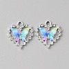 Platinum Alloy Rhinestone Pendants FIND-TAC0008-69P-08-1