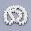 Glazed Porcelain Rondelle Beads PORC-Q219-15x9-F26-2