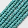 Synthetic Howlite Bead Strand X-G-P228-04-4mm-1