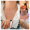 Opaque Glass Round Seed Beads GLAA-TAC0025-07A-05-7