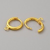 Brass Hoop Earring Findings LS-FIND-WH0110-802C-G-1