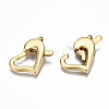 Brass Lobster Claw Clasps KK-Q252-010G-NF-3