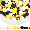 100Pcs Silicone Beads SIL-PA0001-39B-1