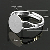 Brass Ring Components KK-C3044-10mm-S-NF-1