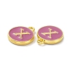 Golden Plated Alloy Enamel Charms ENAM-XCP0001-13X-3