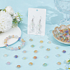 108Pcs 9 Colors Opaque Resin Beads FIND-PA0001-75-4