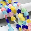 Cat Eye Glass Bead Strands X-CE-R010-11-5