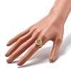 Natural Green Aventurine Finger Ring for Girl Women RJEW-TA00012-1-3