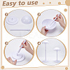 8Pcs Plastic Wig Display Stands ODIS-UN0001-27B-4