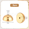   8Pcs Brass Ear Nuts KK-PH0006-49-2