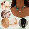 120 Sets 8 Styles Tibetan Style Alloy Toggle Clasps FIND-GA0005-28-5