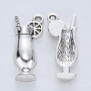 Tibetan Style Alloy Pendants X-TIBE-R316-103AS-RS-2