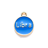 Alloy Enamel Pendants X-ENAM-S124-01B-02K-3