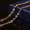 3.28 Feet 304 Stainless Steel Cable Chains X-CHS-L014-19G-1