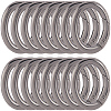20Pcs Zinc Alloy Spring Gate Rings FIND-SP0004-30B-7