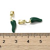 Brass Enamel Pendants KK-E092-31G-03-3