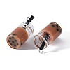 Glass Bottle Pendants LS-CRES-N017-03H-3