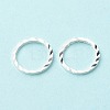 Brass Linking Rings KK-F831-018C-S-RS-3
