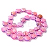 Natural Fire Crackle Agate Beads Strands G-C116-A86-01C-3