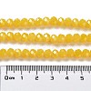 Baking Paint Imitation Jade Glass Bead Strands DGLA-A034-J10mm-A30-5