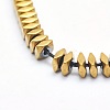 Electroplate Non-magnetic Synthetic Hematite Beads Strands G-L489-D05-2