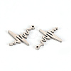 201 Stainless Steel Charms STAS-Q238-033-2