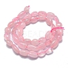 Natural Rose Quartz Beads Strands G-O186-B-09-3