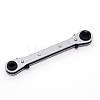 Double-Headed Four-Purpose Ratchet Wrench Double Ratchet Wrench  Ratchet Wrench Wrench Tool Car Repair Tool TOOL-WH0128-07-2