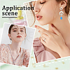 50Pcs 304 Stainless Steel Stud Earring Findings STAS-SC0008-58-5