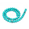 Natural Howlite Round Bead Strands X-TURQ-E022-38B-8mm-2