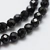 Natural Black Spinel Beads Strands X-G-E366-07-2mm-1
