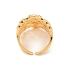 Brass Micro Pave Cubic Zirconia Rings RJEW-R146-01G-2