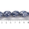 Handmade Blue and White Porcelain Beads PORC-I027-16D-4