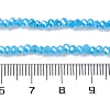 Baking Electroplate Glass Beads Strands DGLA-A039-J2MM-B12-4