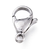 316 Surgical Stainless Steel Lobster Claw Clasps STAS-M281-01P-F-1