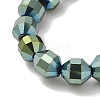 Electroplated Synthetic Non-magnetic Hematite Beads Strands G-I364-L01-06-3