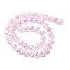 Plating Natural Selenite Beads Strands G-G120-A01-02-01-3
