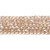 Transparent Electroplate Glass Beads Strands GLAA-F029-2mm-C12-1