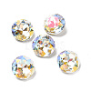 Light AB Style K9 Glass Rhinestone Cabochons RGLA-J033-C-001LA-2