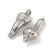 Non-Tarnish 304 Stainless Steel Pendants STAS-N103-116P-2