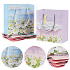  24Pcs 4 Styles Paper Gift Bags with Polyester Handles CARB-NB0001-13-4