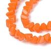 Opaque Glass Beads Strands GLAA-N019-3mm-07-4