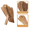 Bust Wooden Display Stands for Necklaces ODIS-WH0331-54-4